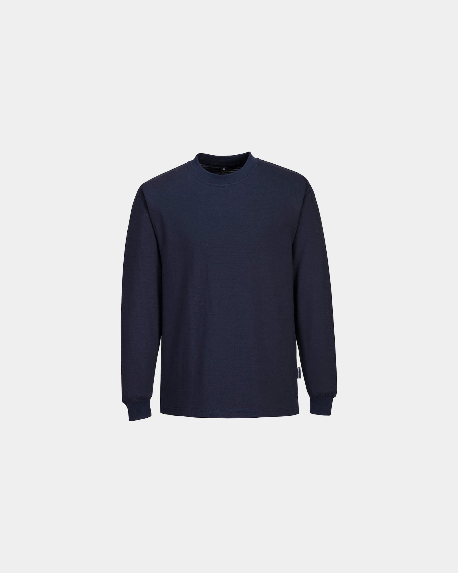 T-shirt maniche lunghe antistatica ESD da personalizzare - Blu Navy